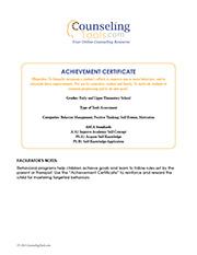 Achievement Certificate