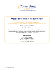 Apologizing: A Fill-in-the-Blank Story