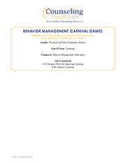 Behavior Management: Carnival Games