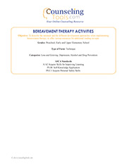 Bereavement Therapy Activities