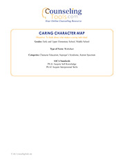 Caring Character Map
