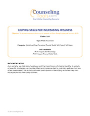 Coping Skills for Increasing Wellness