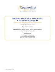 Deciding Which Fears to Face First: A Fill-in-the-Blank Story