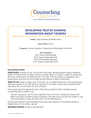 Developing Trust by Sharing Information About Yourself