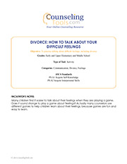 Divorce: How to Talk about Your Difficult Feelings