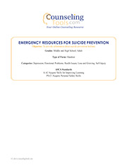 Emergency Resources for Suicide Prevention