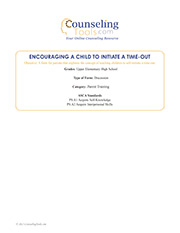 Encouraging a Child to Initiate a Time-out