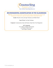 Environmental Modification in the Classroom