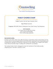 Family Chores Chart