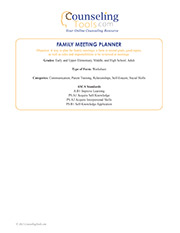 Family Meeting Planner