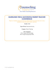 Guidelines for a Successful Parent-Teacher Conference
