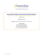 Help from Others: Survivor Support Groups