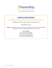 Horticulture Therapy