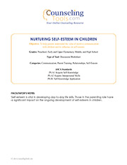 Nurturing Self-Esteem in Children