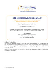 OCD Relapse Prevention Contract
