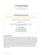 Positive Behavior Log