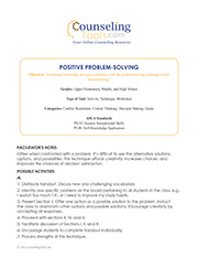 Positive Problem-Solving