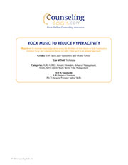 Rock Music to Reduce Hyperactivity