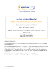 Social Skills Assessment