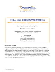 Social Skills Checklist (Parent Version)