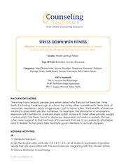 Stress Down with Fitness