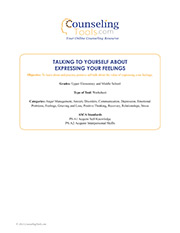 Talking to Yourself about Expressing Your Feelings