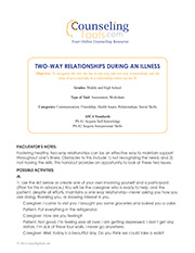 Two-Way Relationships during an Illness