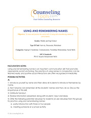 Using and Remembering Names