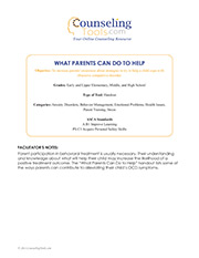 What Parents Can Do to Help