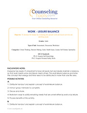 Work – Leisure Balance