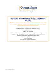 Working with Parents: A Collaborative Model