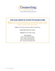 You Can Learn to Avoid the Blame Game