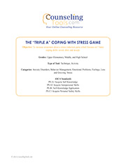 The “Triple A” Coping with Stress Game